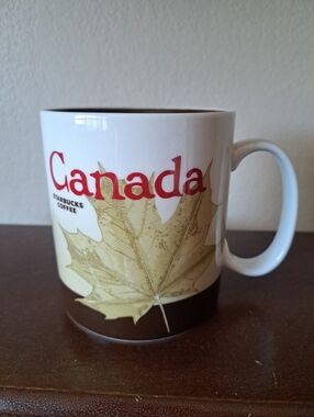 Starbucks Coffee Mug Canada Maple Leaf Global Icon Collectors Series